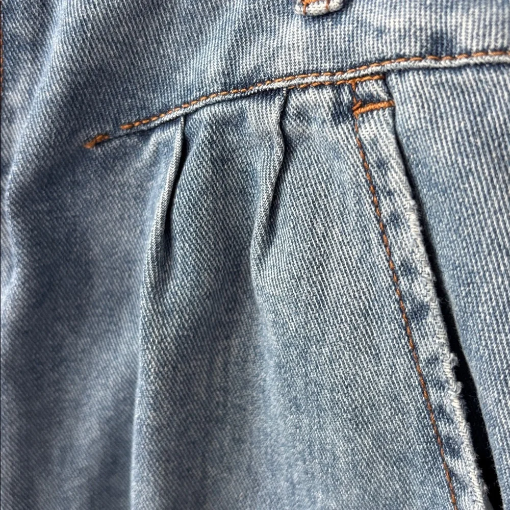 One Teaspoon Streetwalker Y2K High Rise Pleated Balloon Medium Wash Jeans